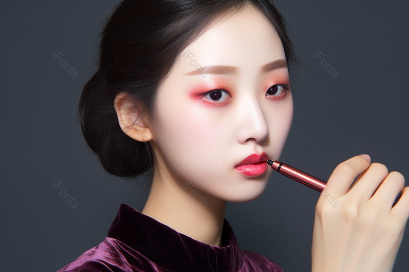 美女彩妆妆面眼妆红唇时尚化妆模特摄影图,高清,摄影图,摄影图片,图片大全,摄影图免费下载